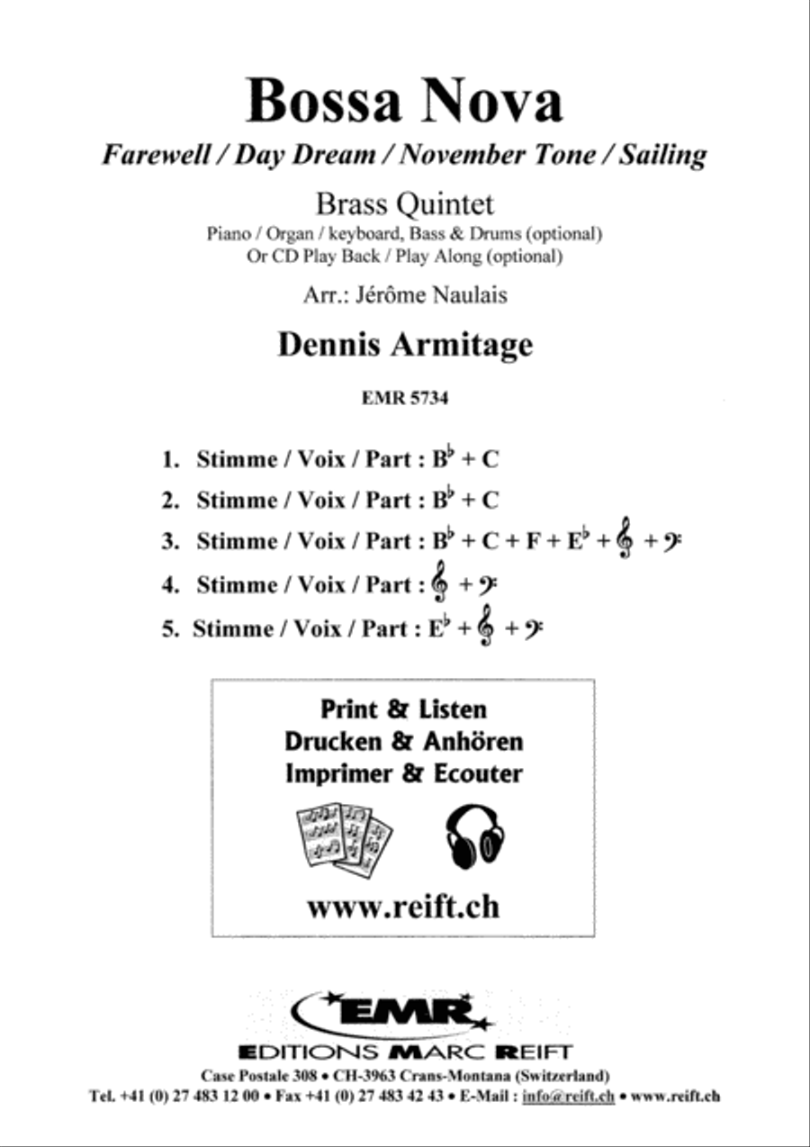Bossa Nova Bossa Nova Brass Band scores gallery preview page 2