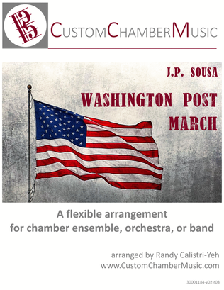 Book cover for Sousa Washington Post March (Flexible Orchestra)