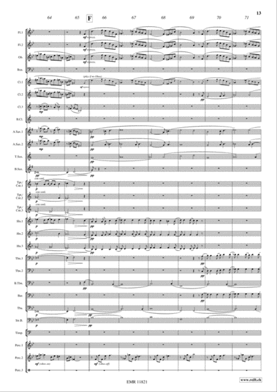 King Solomon's Mines Concert Band scores gallery preview page 14