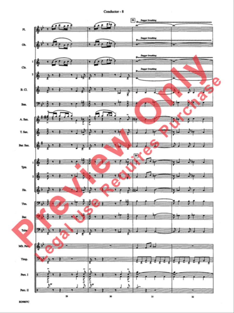 Fields of Kent Concert Band scores gallery preview page 10