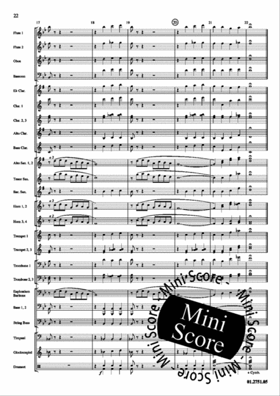 Five Little Chorals Five Little Chorals Concert Band scores gallery preview page 26