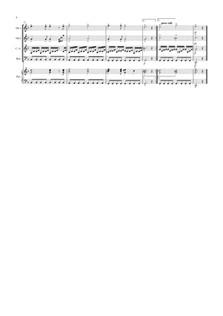 2 Classical Favourites for Double Reed Quartet (volume four) image number null