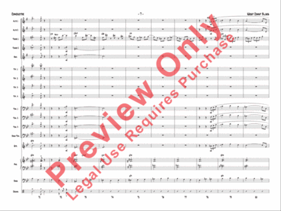 West Coast Blues West Coast Blues Jazz Ensemble scores gallery preview page 30