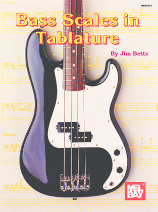 Book cover for Bass Scales in Tablature