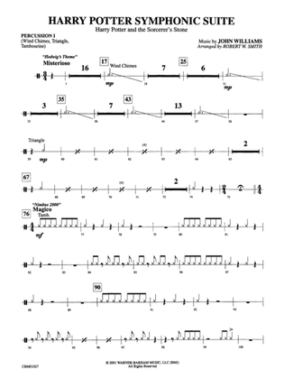 Harry Potter Symphonic Suite: 1st Percussion