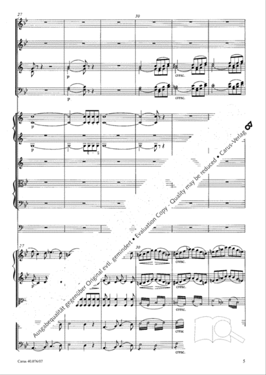 Hymn of Praise, MWV A 18 SSAATB scores gallery preview page 20