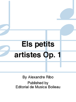 Book cover for Els petits artistes Op. 1