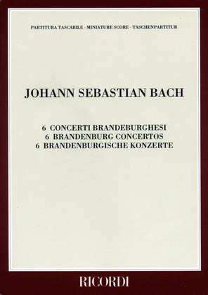Book cover for 6 Brandenburg Concertos