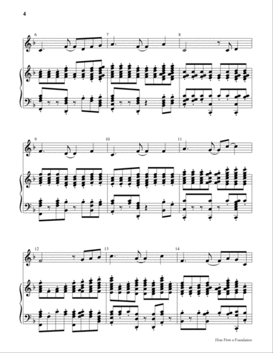 How Firm a Foundation 5-Octaves scores gallery preview page 3