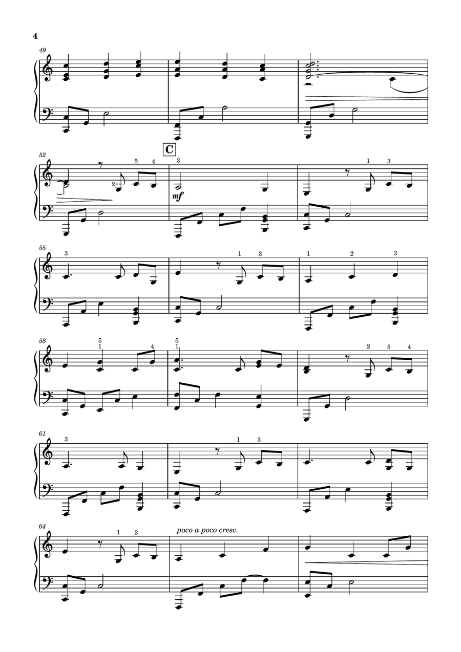 Homeland (main Title) Piano Solo scores gallery preview page 4