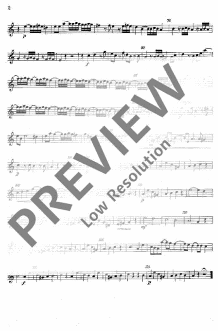 Sinfonia I und XI Violin scores gallery preview page 3
