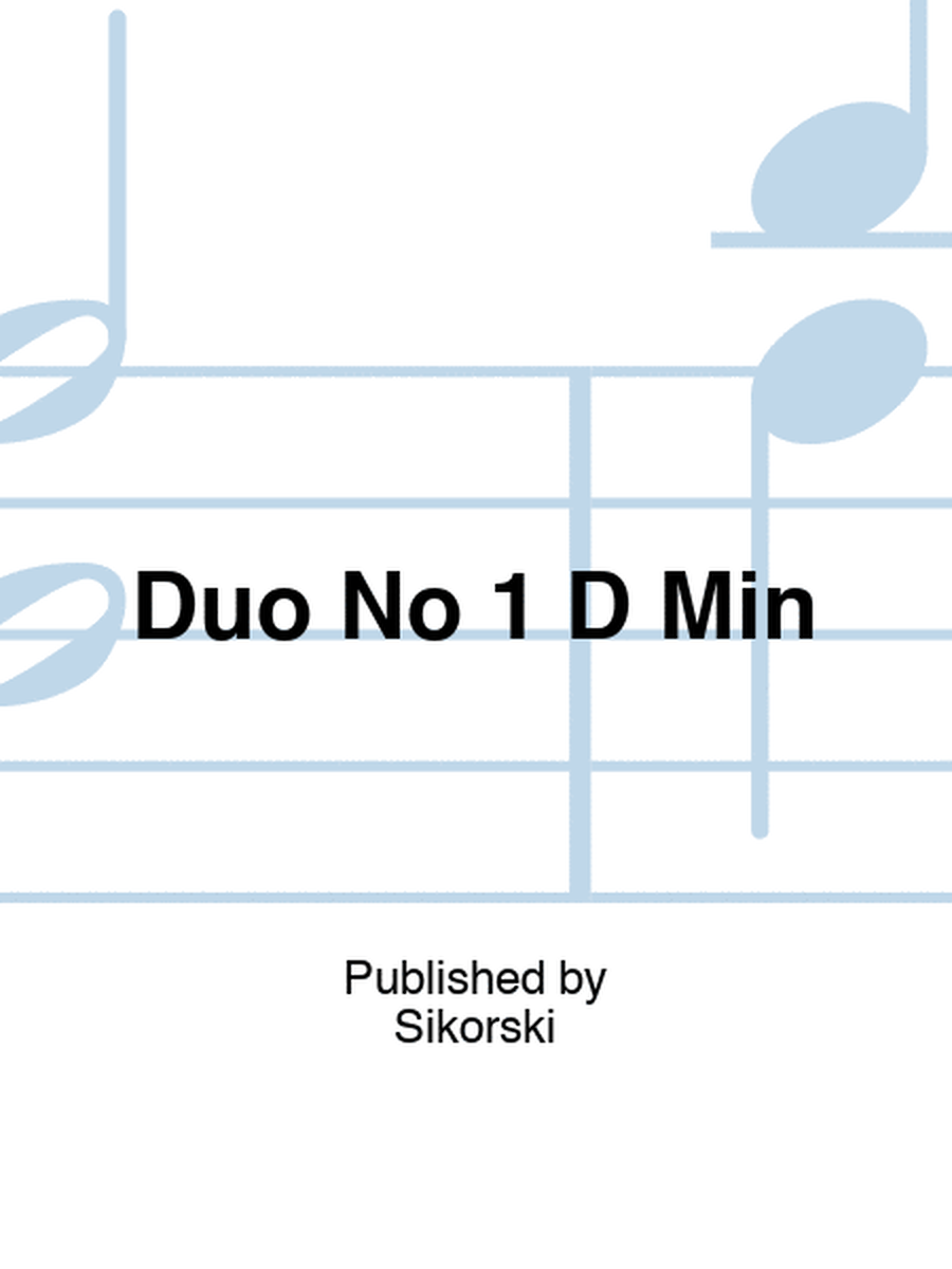 Duo No 1 D Min