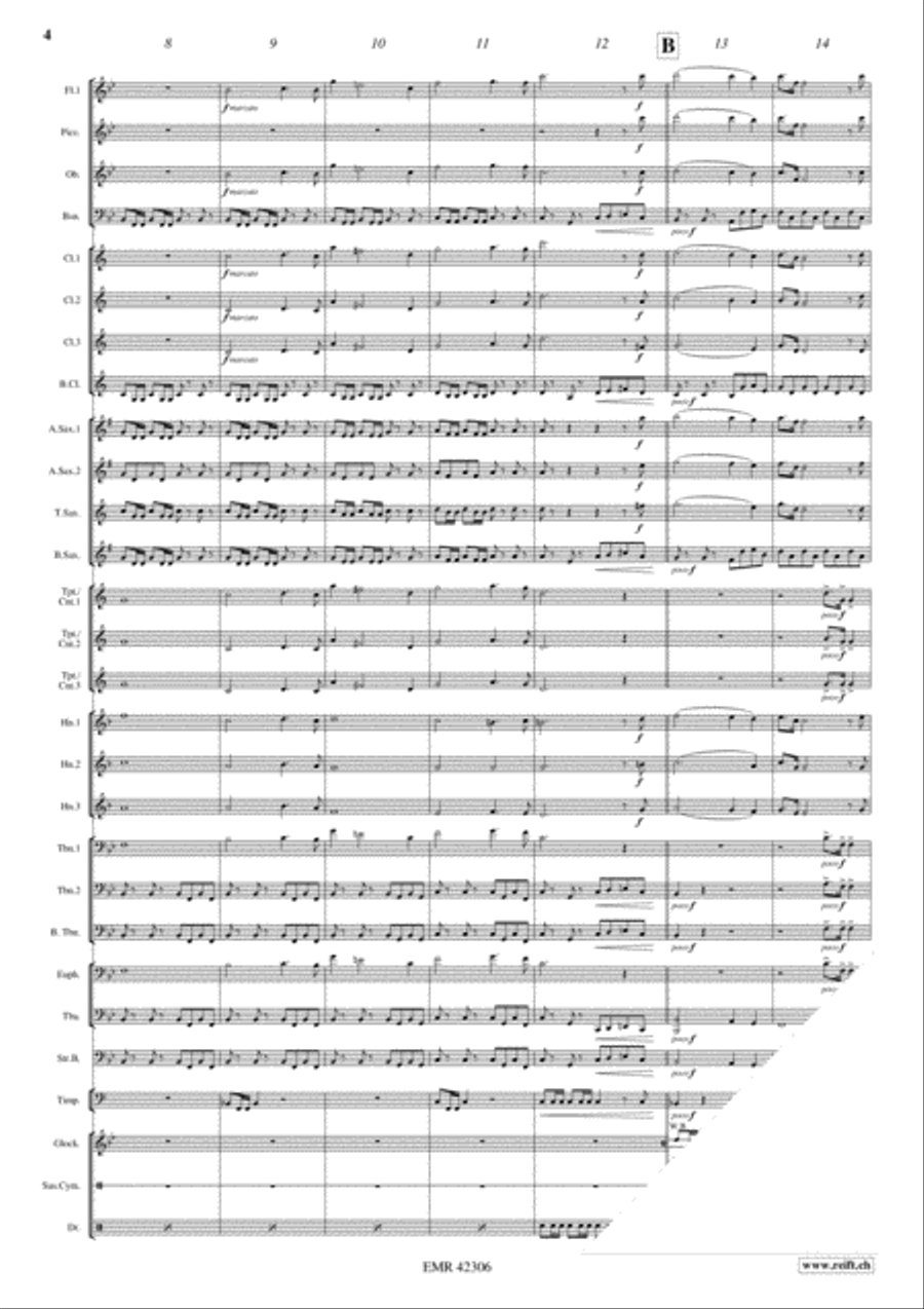Escape To Victory Concert Band scores gallery preview page 4