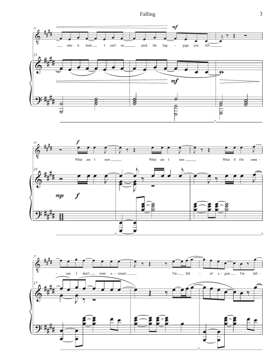 Falling Tenor Voice scores gallery preview page 3