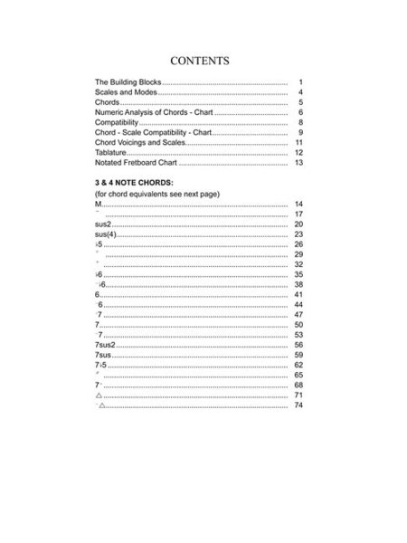 Guitar Grimoire - Chord Scale Compatibility - Updated Edition  Sheet Music