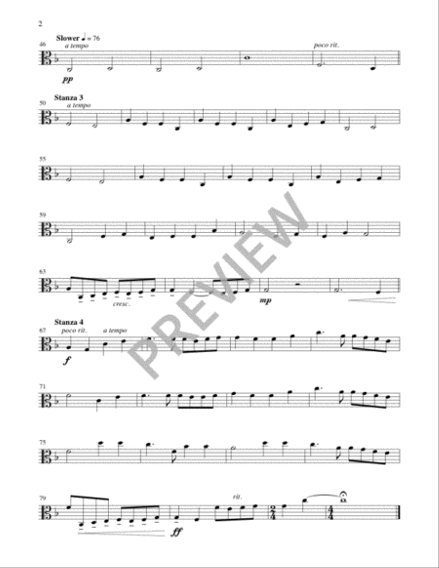 Once in Royal David's City - Instrument edition 3-Octaves scores gallery preview page 6