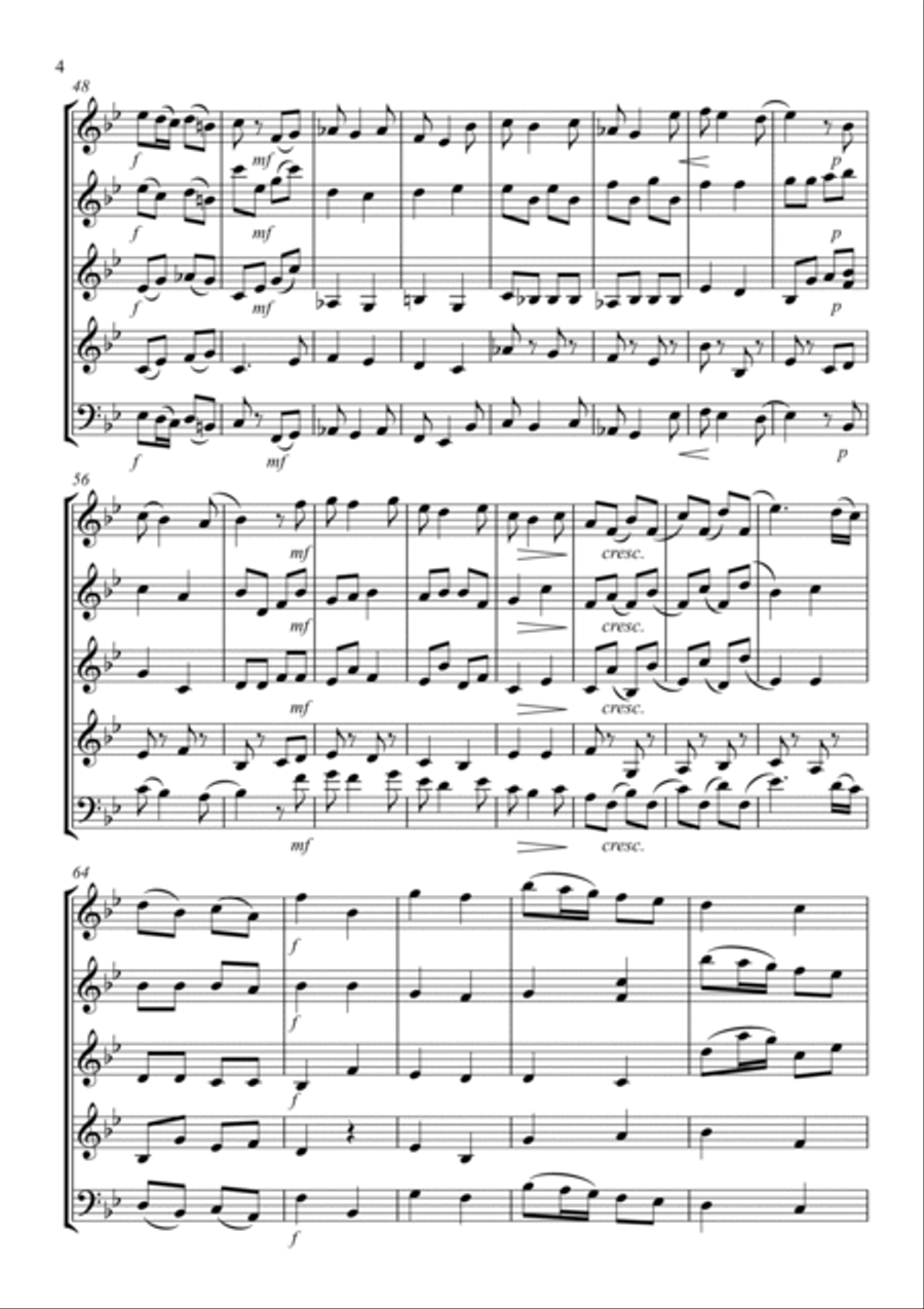 Wind online quintet music