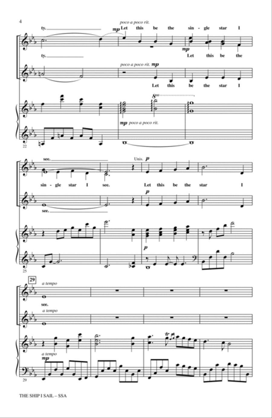 The Ship I Sail SSA scores gallery preview page 3