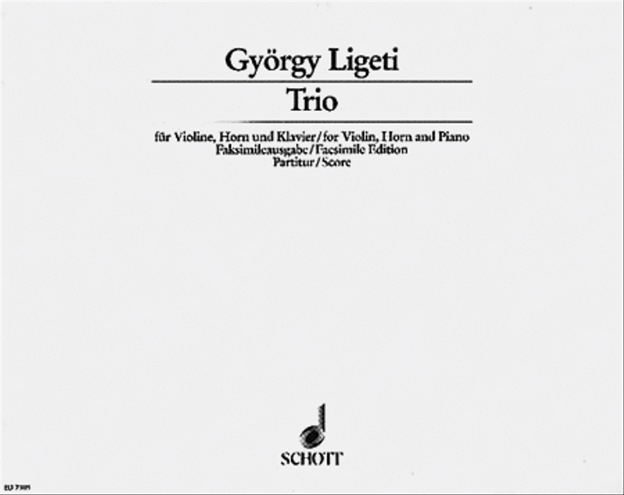 Trio Violin scores gallery preview page 1