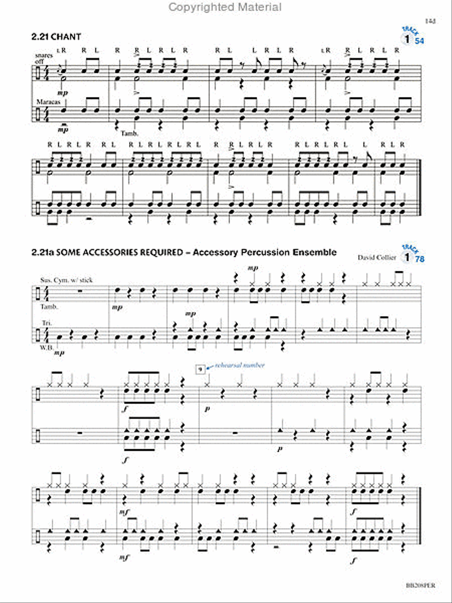 Measures of Success Percussion Book 1 Concert Band Methods scores gallery preview page 2
