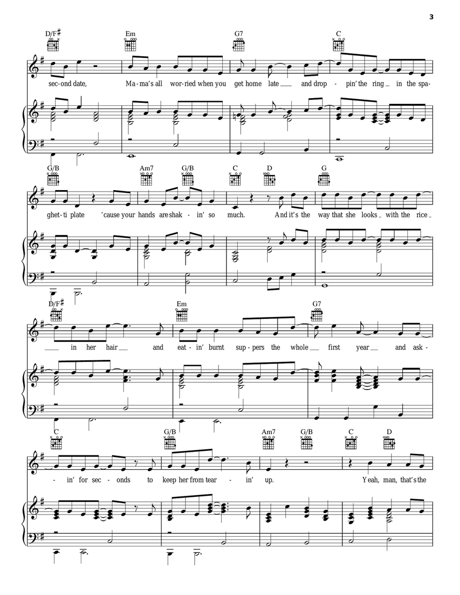 The Good Stuff The Good Stuff Piano, Vocal, Guitar scores gallery preview page 3