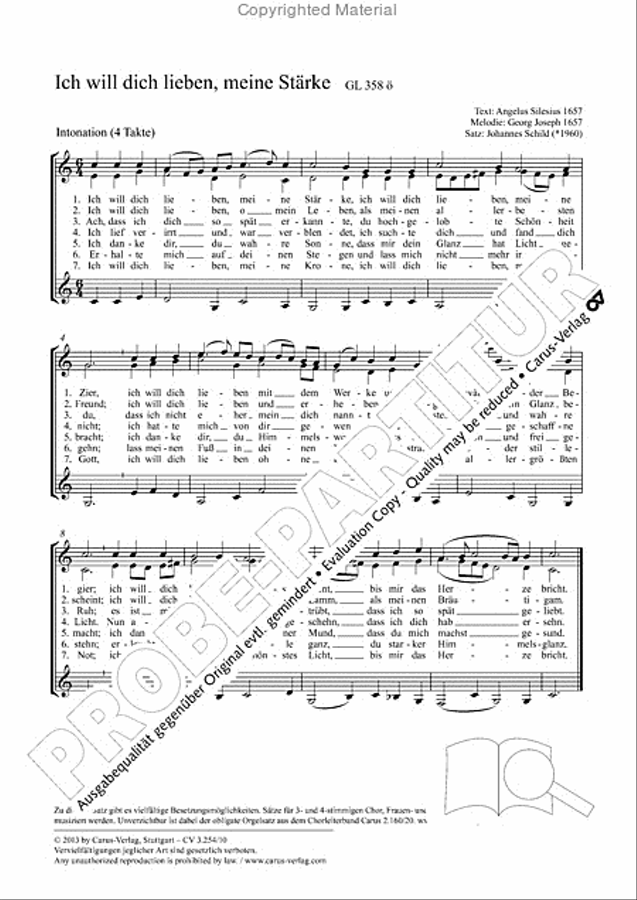 Ich will dich lieben, meine Starke SSA scores gallery preview page 2