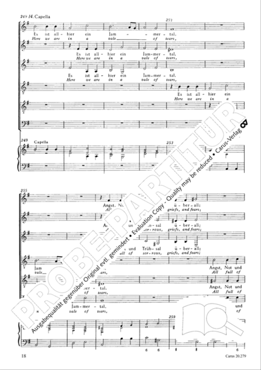 Musikalische Exequien I-III Score scores gallery preview page 21