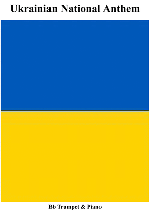 Ukrainian National Anthem for Bb Trumpet & Piano MFAO World National Anthem Series
