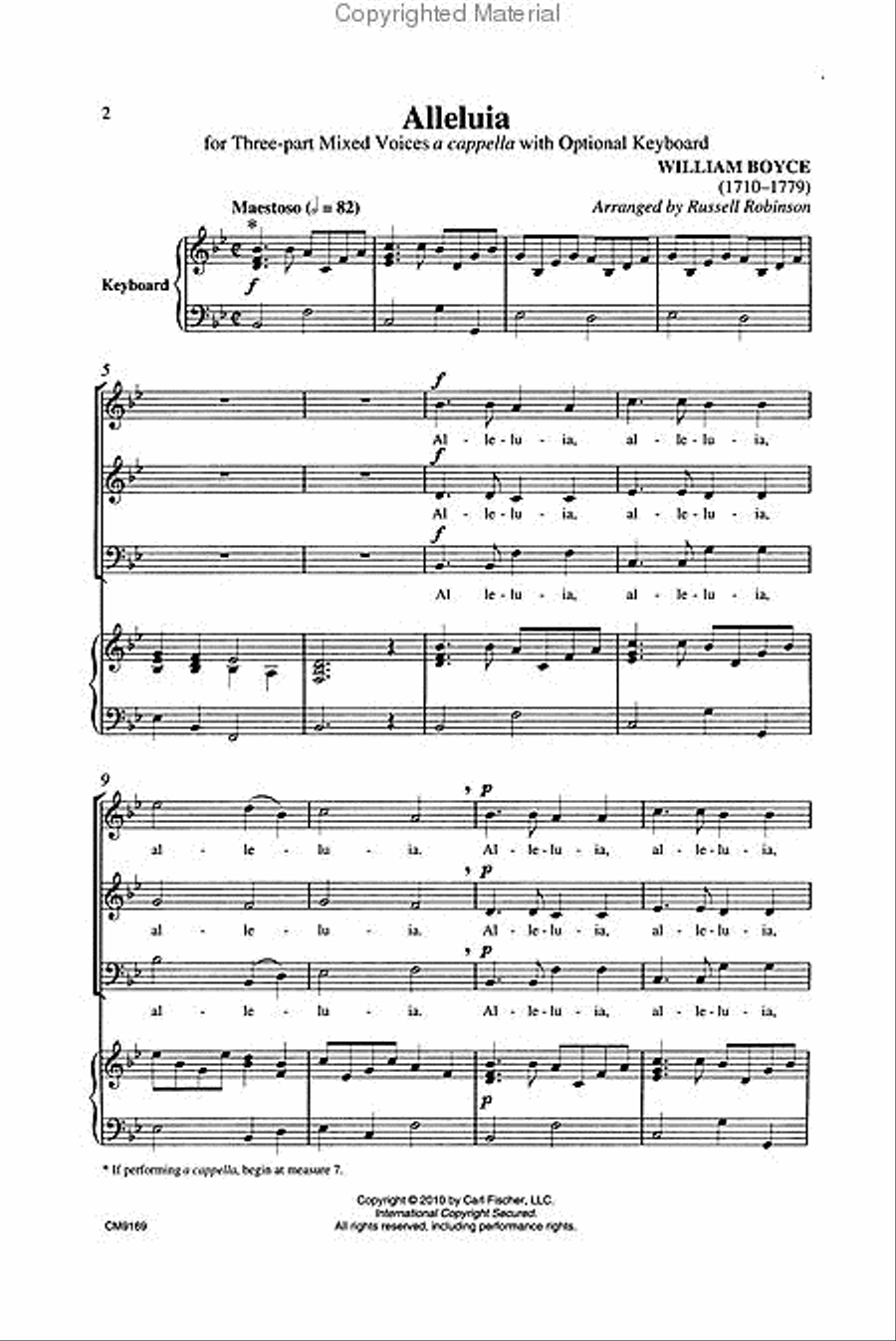 Alleluia Alleluia 3-Part scores gallery preview page 2