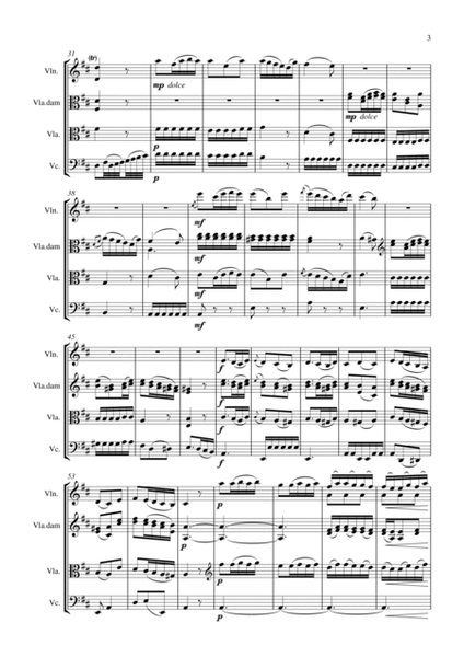 Quartet for Viola d'amore, Violin, Viola and Cello image number null