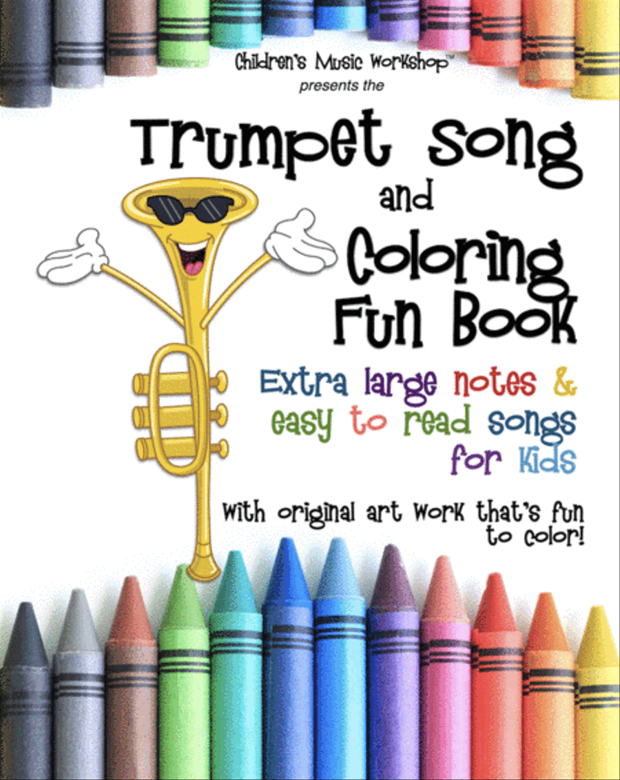 Trumpet Song and Coloring Book Trumpet Solo scores gallery preview page 1