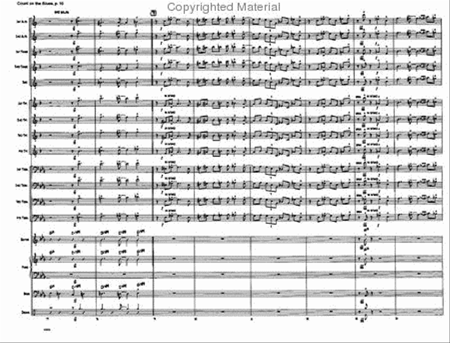 Count on the Blues Count on the Blues Jazz Ensemble scores gallery preview page 11