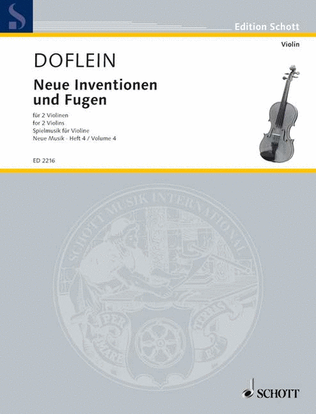 Book cover for Neue Inventionen und Fugen