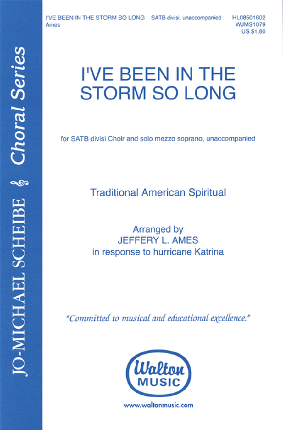 I've Been in the Storm So Long 4-Part scores gallery preview page 1