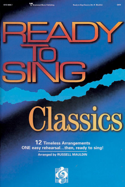 Ready To Sing Classics, Volume 1 (Choral Book)