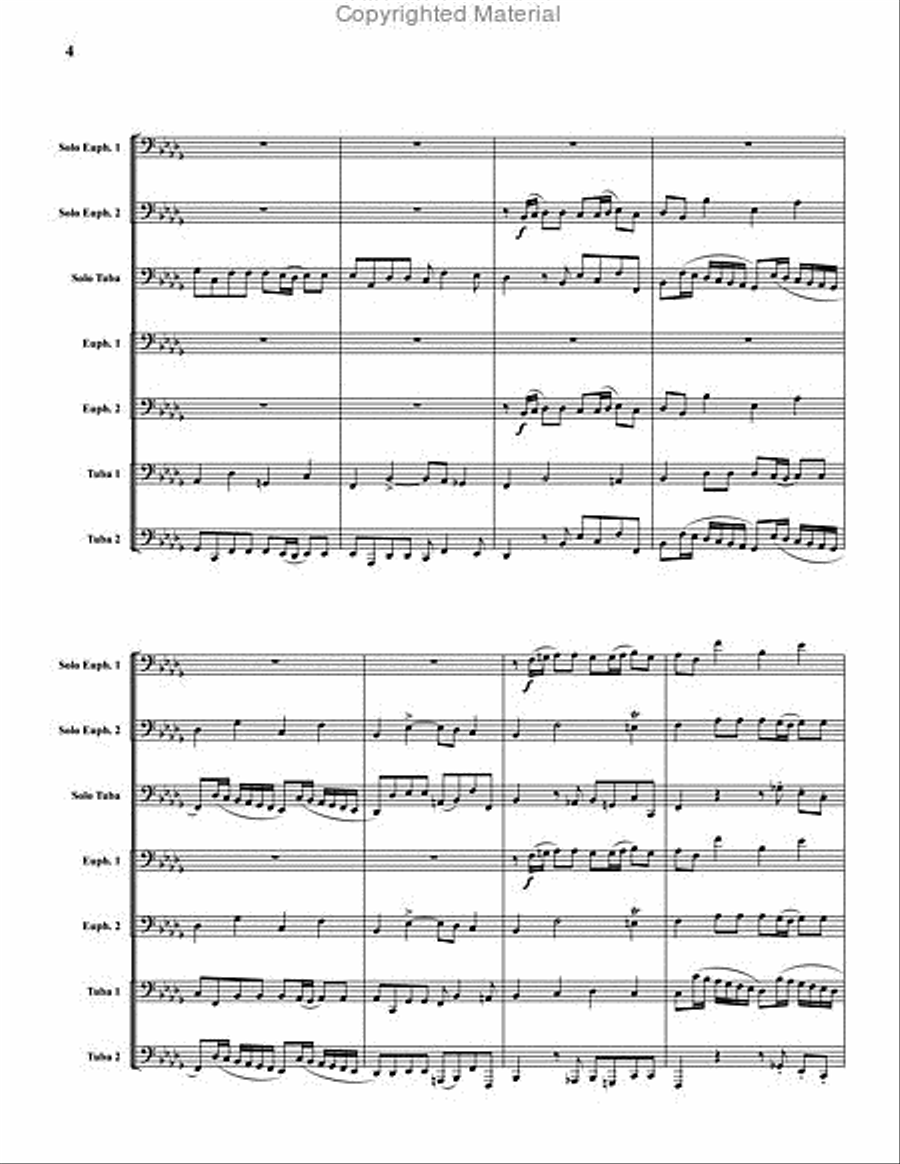 Concerto Grosso Concerto Grosso Euphonium scores gallery preview page 5
