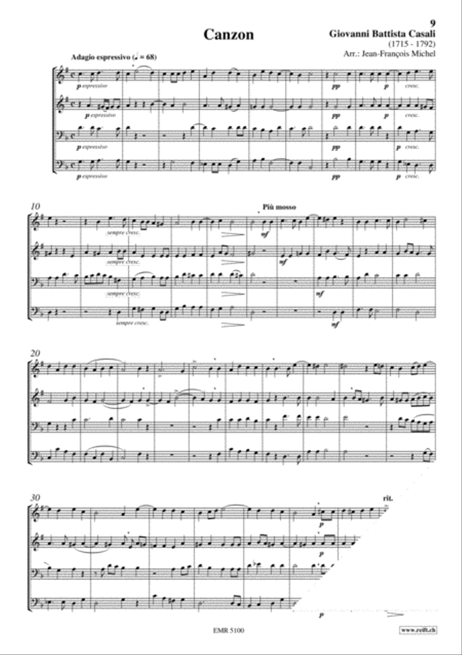 8 Quartets 8 Quartets Brass Ensemble scores gallery preview page 7
