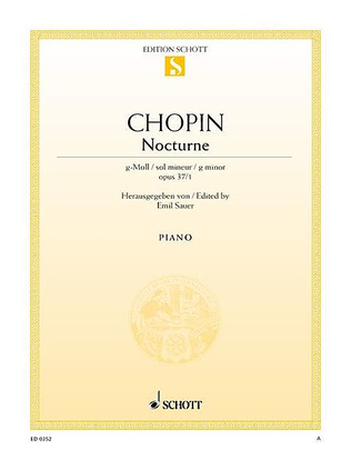 Book cover for Nocturne in G Minor, Op. 27, No. 1