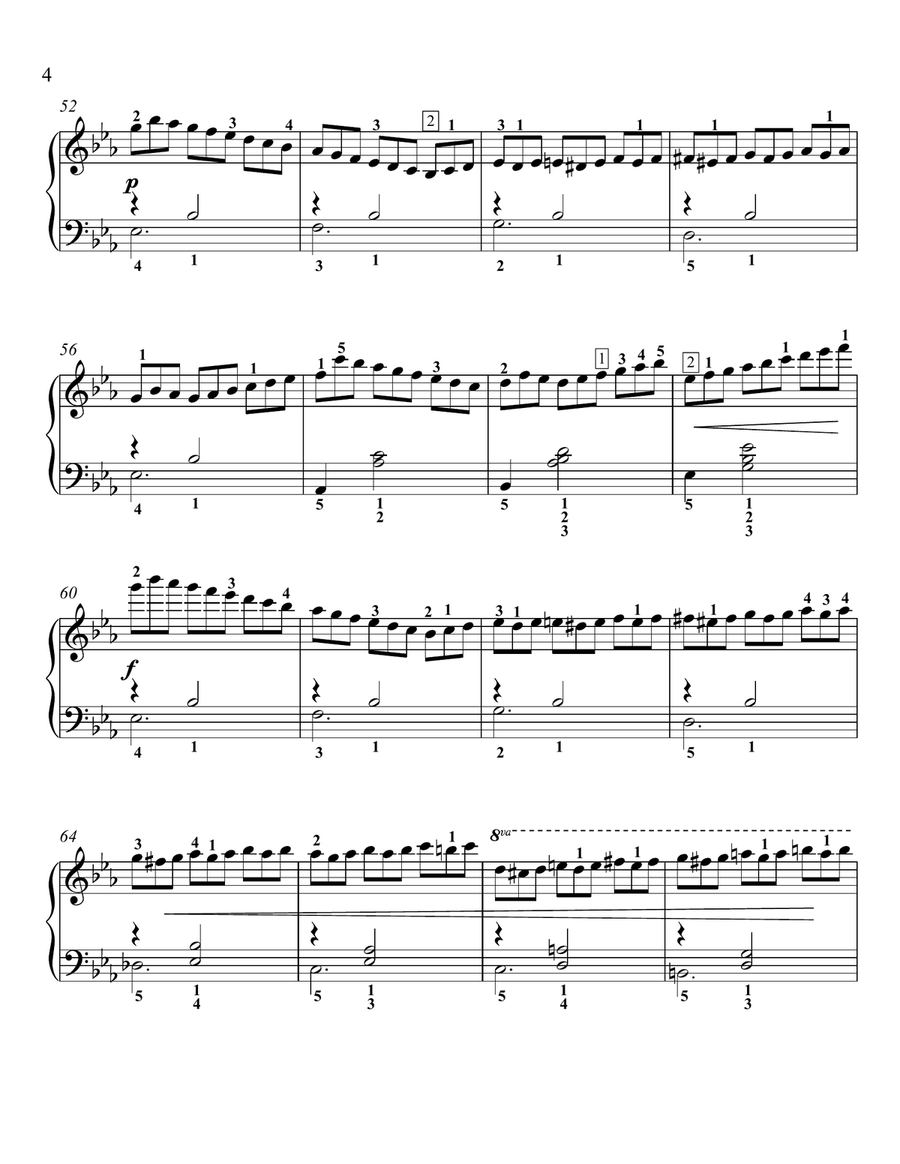 Impromptu, Op 90, No 2 Piano Method scores gallery preview page 4