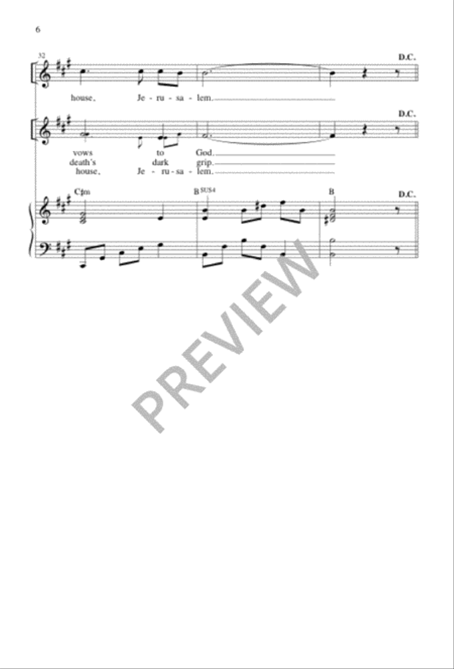 Our Blessing-Cup 4-Part scores gallery preview page 6
