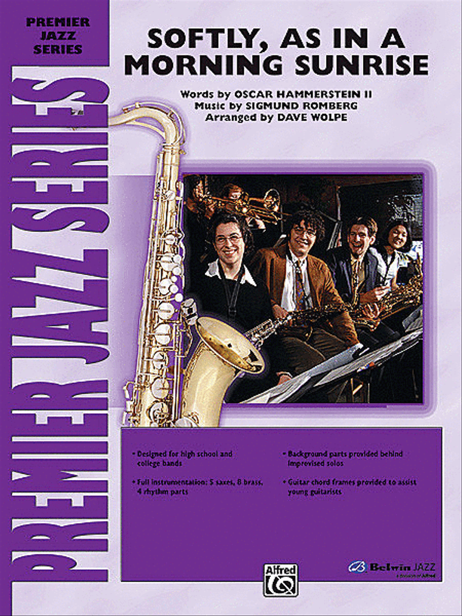Softly, As in a Morning Sunrise Jazz Ensemble scores gallery preview page 1