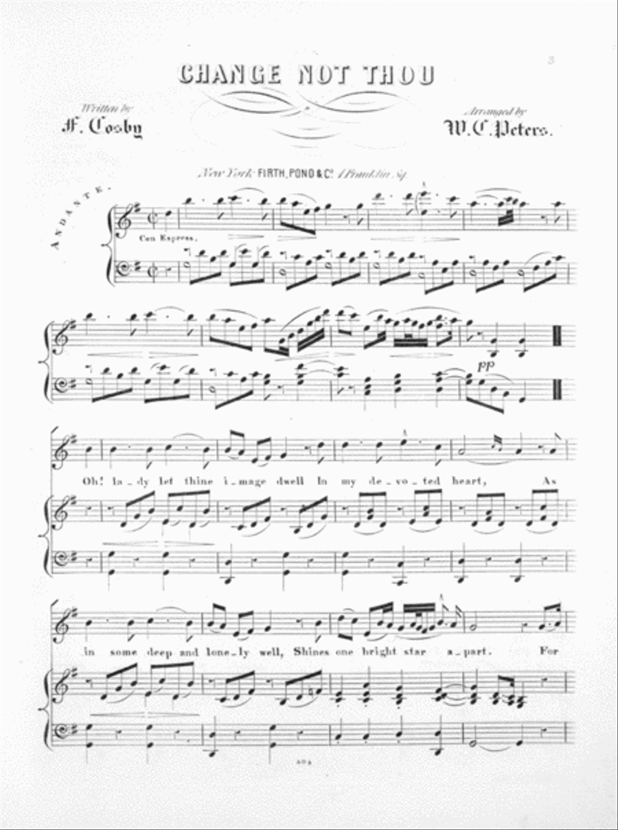 Change Not Thou. Song Voice scores gallery preview page 2