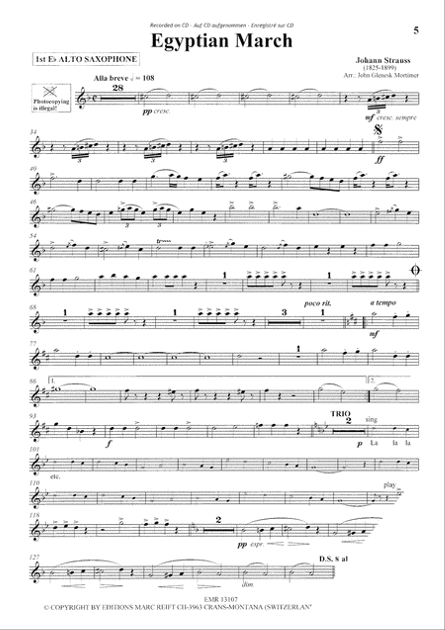 Play The 1st Alto Sax With The Philharmonic Wind Orchestra Alto Saxophone scores gallery preview page 6