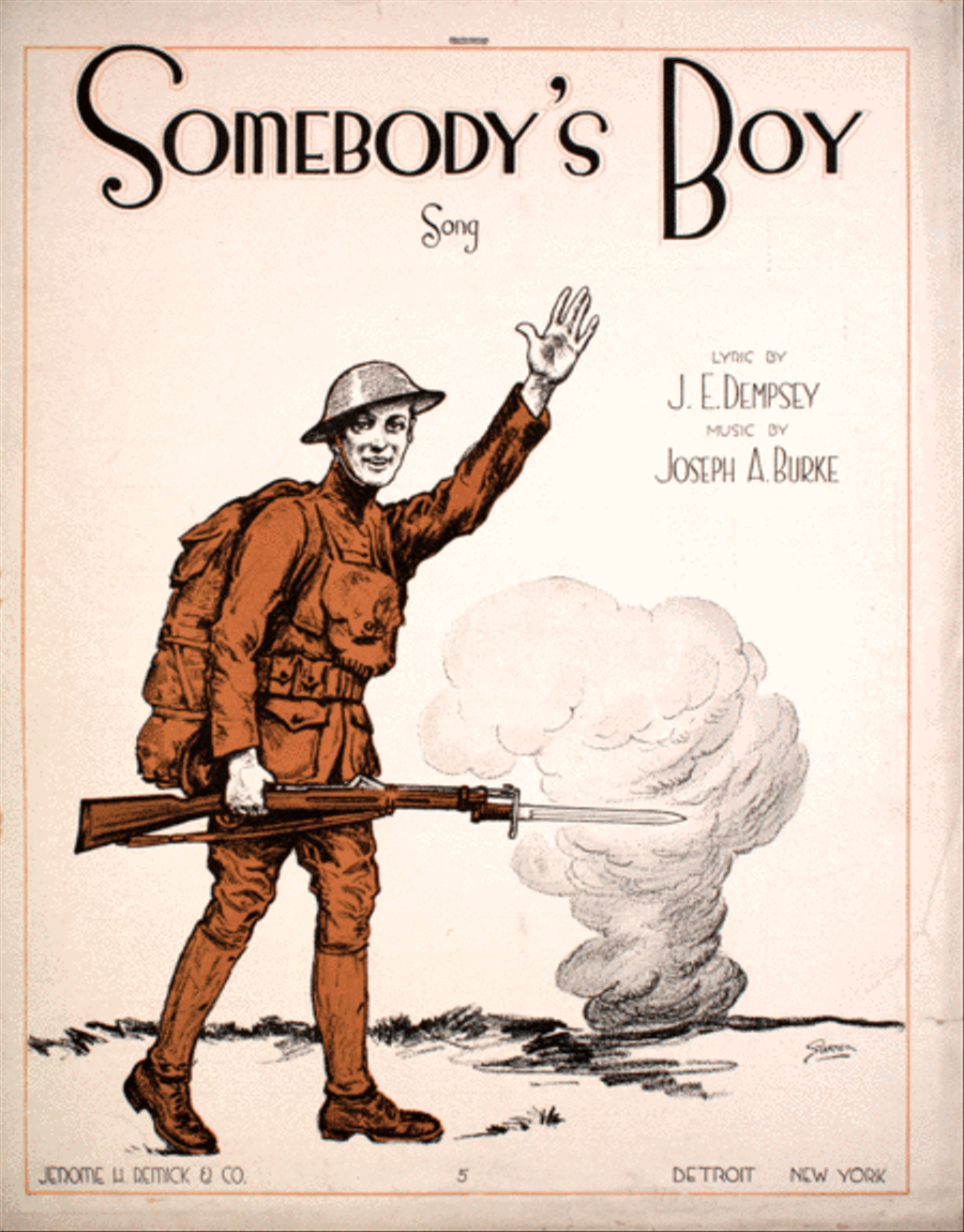 Somebody's Boy. Song Voice scores gallery preview page 1