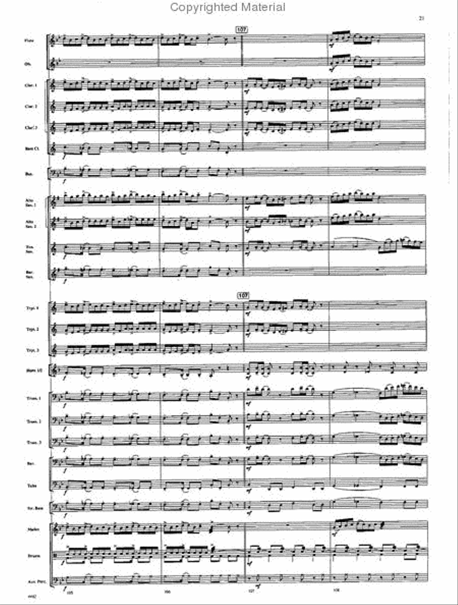 A Scott Joplin Retrospective Concert Band scores gallery preview page 20