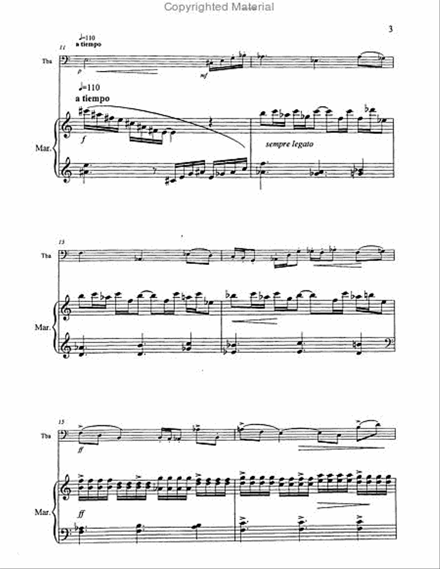 Angels Carillons Tuba scores gallery preview page 4