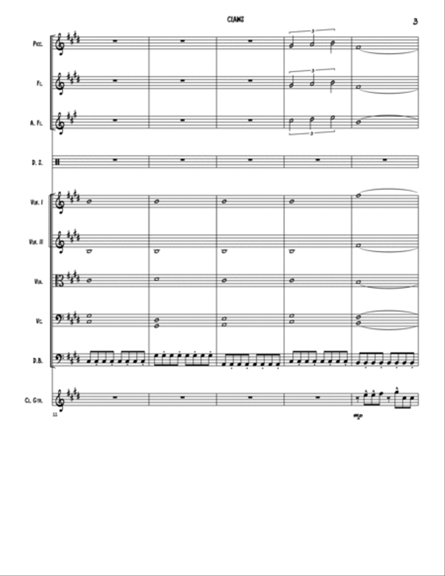 Claws Large Ensemble scores gallery preview page 4
