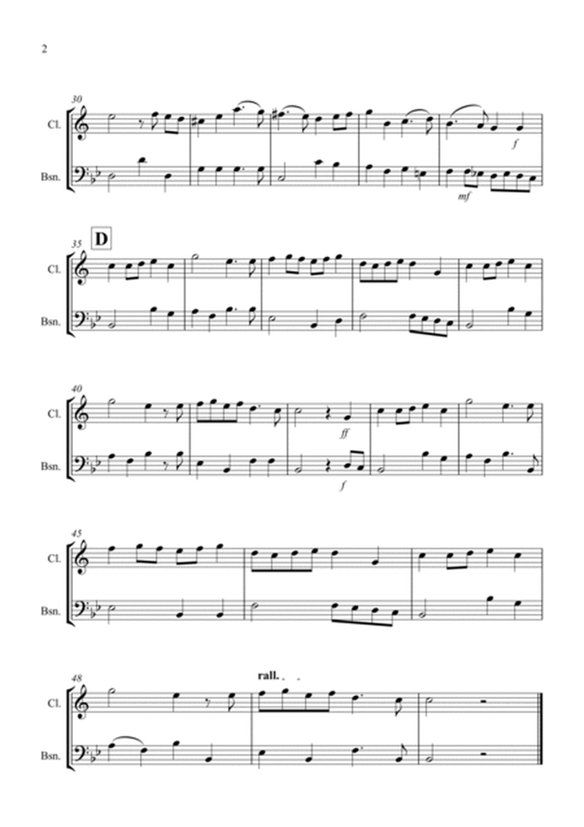 Prelude from Te Deum for Clarinet and Bassoon Duet image number null