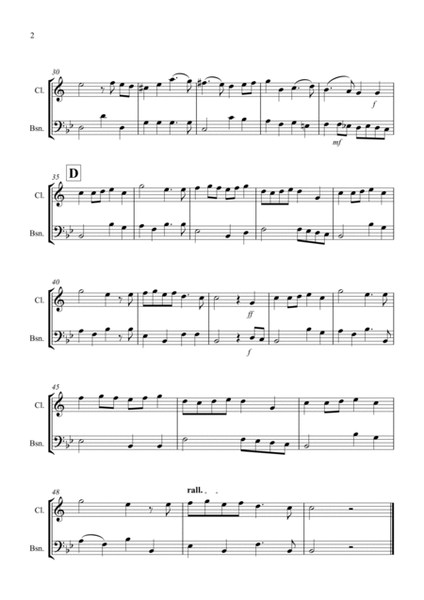 Prelude from Te Deum for Clarinet and Bassoon Duet image number null