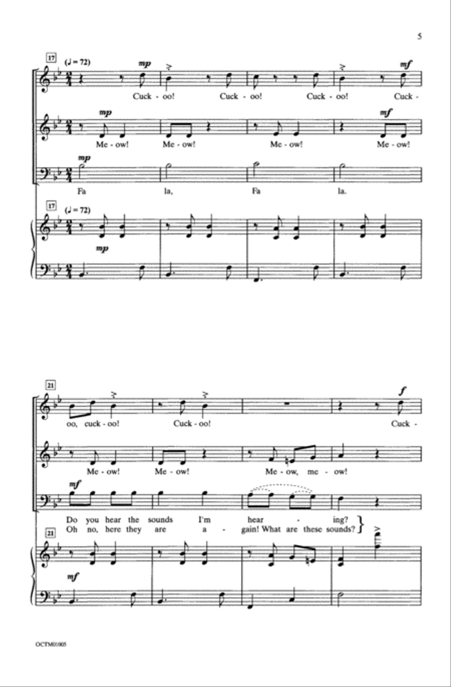 Counterpoint of the Animals Choir scores gallery preview page 3